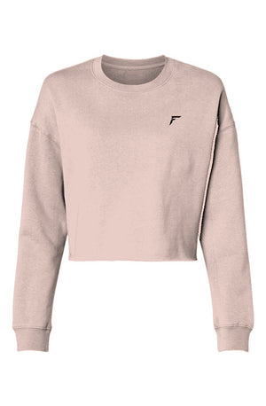FOWLR WOMENS LIGHTWEIGHT CROP CREWNECK