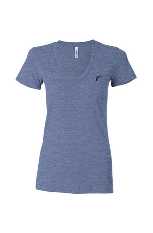 Fowlr Women’s Triblend Deep V-Neck Tee